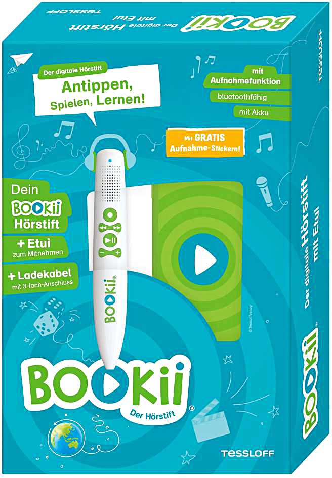 BOOKii® Der Hörstift Mit vielen vorinstallierten Titeln und 