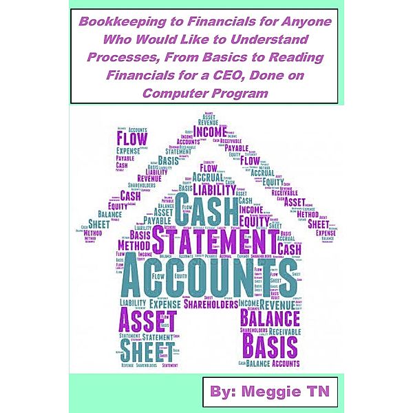 Bookkeeping to Financials for Anyone Who Would Like to Understand Processes, From Basics to Reading Financials for a CEO Done on Computer Program, Meggie Tn