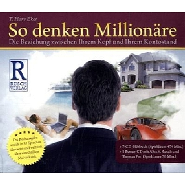 books4success - So denken Millionäre,7 Audio-CDs + 1 Bonus-CD, T. Harv Eker