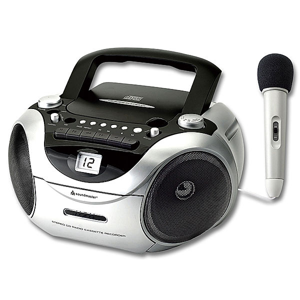 Boombox SCD 5650, mit Mikrofon, (Farbe: schwarz)