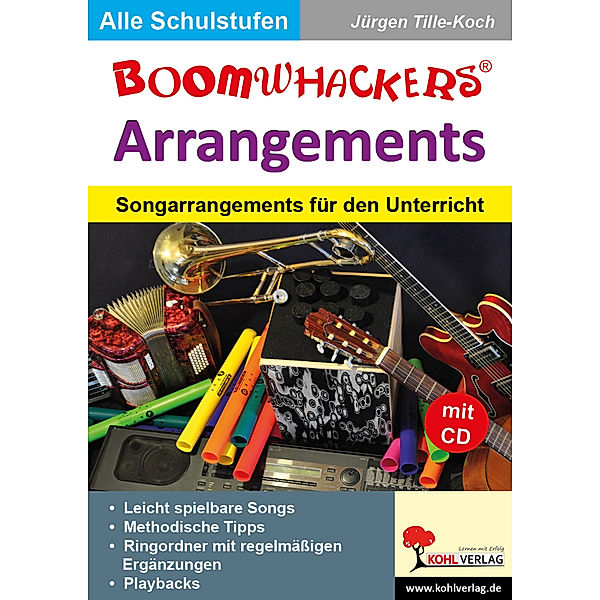 Boomwhackers Arrangements, m. Audio-CD, Jürgen Tille-Koch