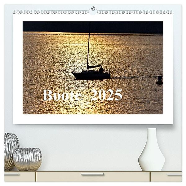 Boote 2025 (hochwertiger Premium Wandkalender 2025 DIN A2 quer), Kunstdruck in Hochglanz, Calvendo, Jörg Hennig