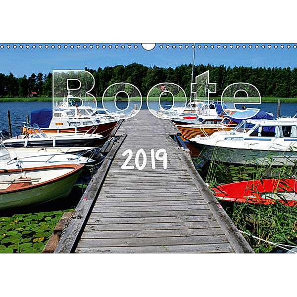 Boote (Wandkalender 2019 DIN A3 quer), TinaDeFortunata