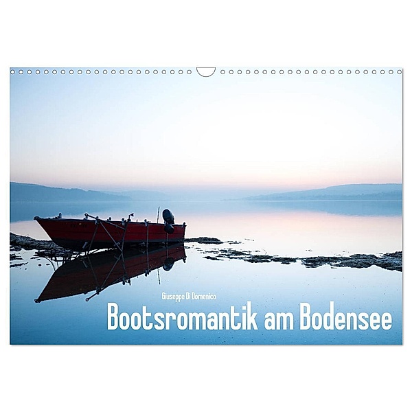 Bootsromantik am Bodensee (Wandkalender 2024 DIN A3 quer), CALVENDO Monatskalender, Giuseppe Di Domenico