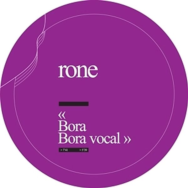 Bora (12''/Blue Transparent Vinyl), Rone