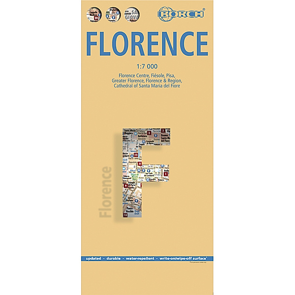 Borch Map / Borch Map Florence/ Florenz