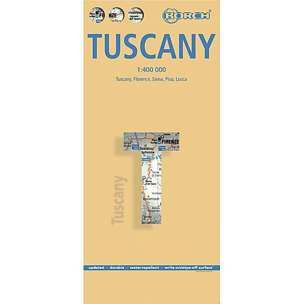 Borch Map / Borch Map Toskana. Toscana / Tuscany