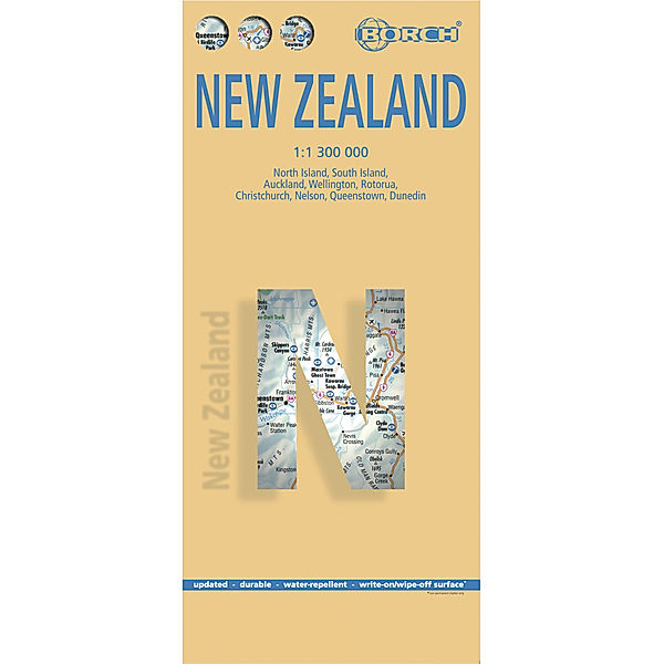 Borch Map Neuseeland. New Zealand