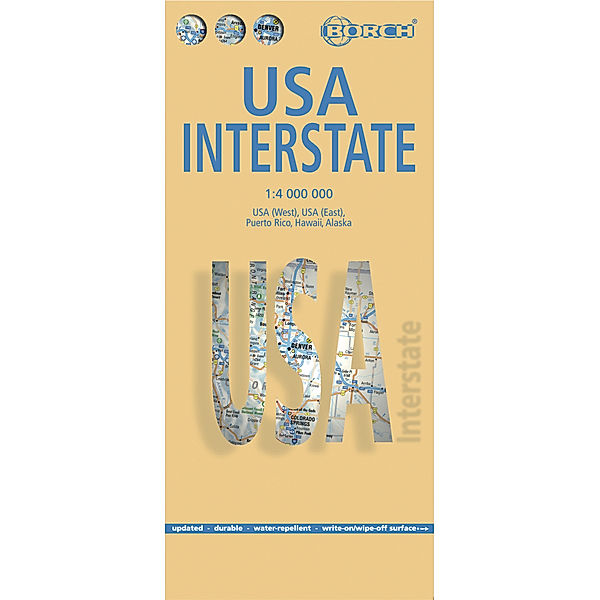 Borch Map USA Interstate