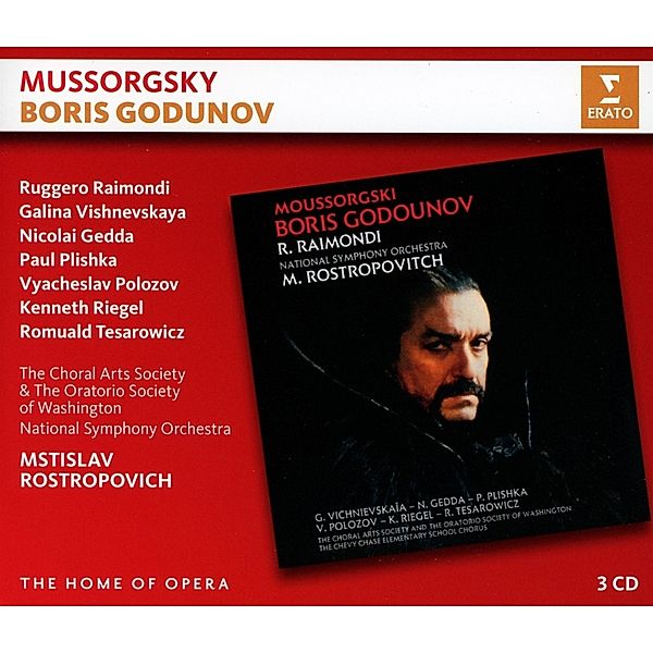 Boris Godunov, Raimondi, Polozov, Rostropowitsch, Nsow