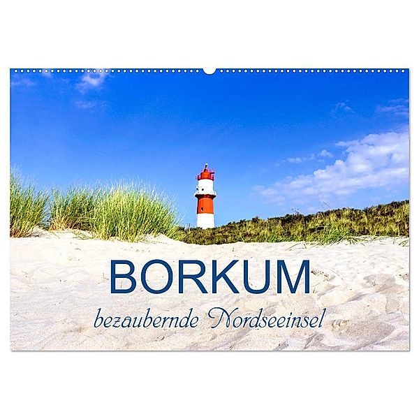 Borkum, bezaubernde Nordseeinsel (Wandkalender 2024 DIN A2 quer), CALVENDO Monatskalender, Andrea Dreegmeyer