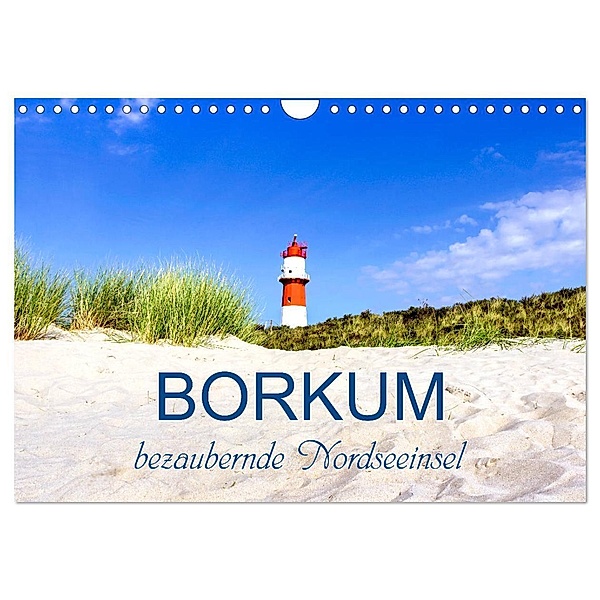 Borkum, bezaubernde Nordseeinsel (Wandkalender 2024 DIN A4 quer), CALVENDO Monatskalender, Andrea Dreegmeyer