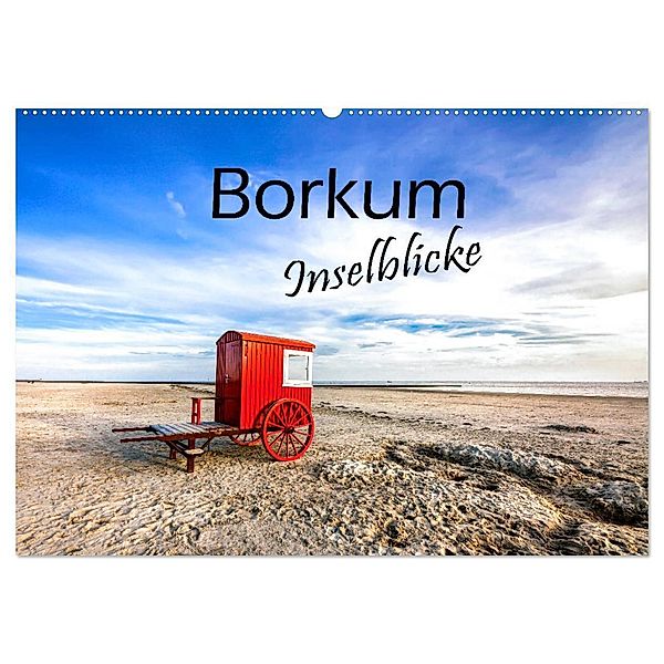 Borkum - Inselblicke (Wandkalender 2024 DIN A2 quer), CALVENDO Monatskalender, A. Dreegmeyer