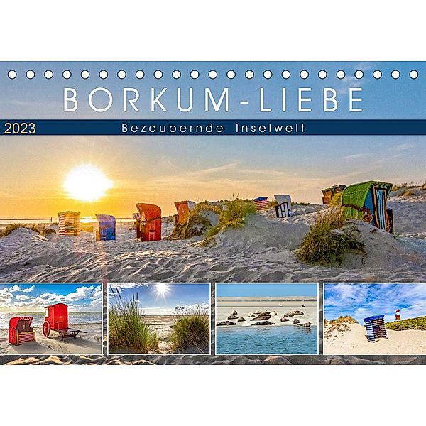 BORKUM-LIEBE (Tischkalender 2023 DIN A5 quer), Andrea Dreegmeyer