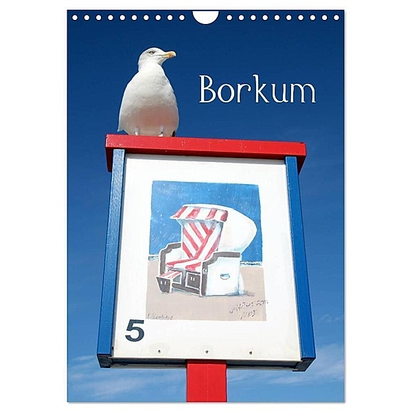 Borkum (Wandkalender 2024 DIN A4 hoch), CALVENDO Monatskalender, Karsten-Thilo Raab