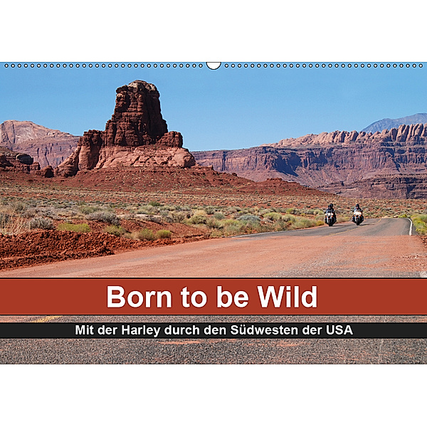 Born to be Wild - Mit der Harley durch den Südwesten der USA (Wandkalender 2019 DIN A2 quer), Mike Kärcher