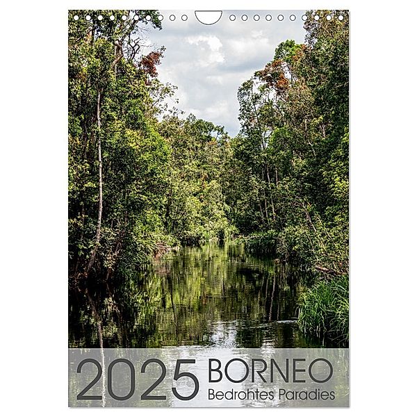 BORNEO Bedrohtes Paradies (Wandkalender 2025 DIN A4 hoch), CALVENDO Monatskalender, Calvendo, Maren Schoennerstedt