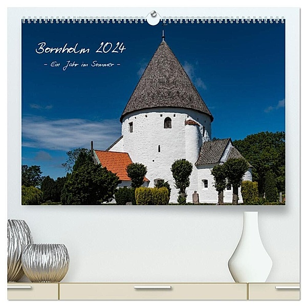 Bornholm 2024 Ein Jahr im Sommer (hochwertiger Premium Wandkalender 2024 DIN A2 quer), Kunstdruck in Hochglanz, Ulf Köpnick