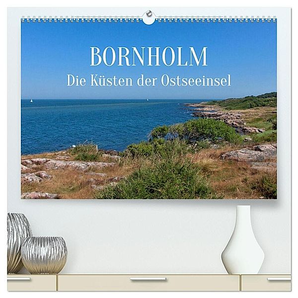 Bornholm - die Küsten der Ostseeinsel (hochwertiger Premium Wandkalender 2024 DIN A2 quer), Kunstdruck in Hochglanz, Lars Nullmeyer