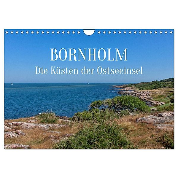 Bornholm - die Küsten der Ostseeinsel (Wandkalender 2024 DIN A4 quer), CALVENDO Monatskalender, Lars Nullmeyer