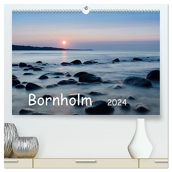 Bornholm (hochwertiger Premium Wandkalender 2024 DIN A2 quer), Kunstdruck in Hochglanz, strandmann@online.de