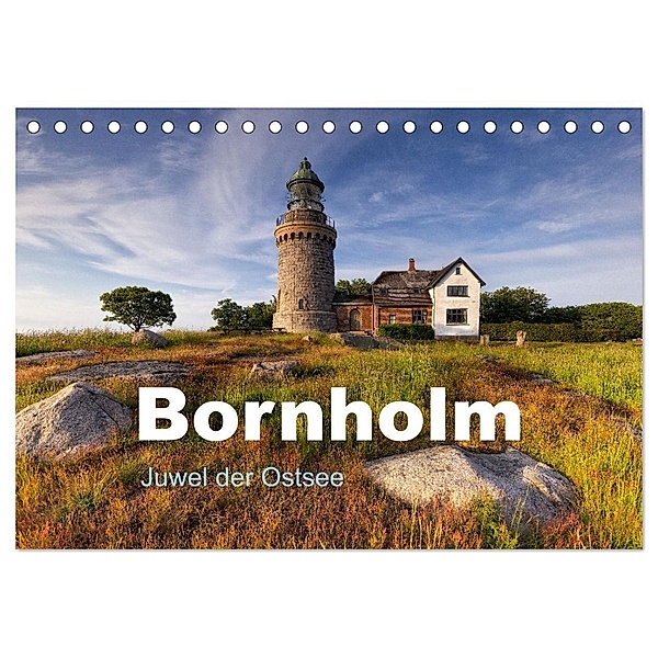 Bornholm Juwel der Ostsee (Tischkalender 2024 DIN A5 quer), CALVENDO Monatskalender, Johann Schörkhuber