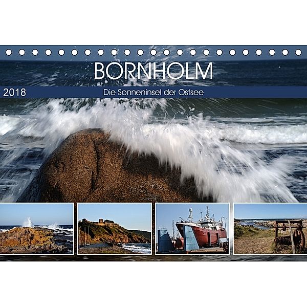 Bornholm - Sonneninsel der Ostsee (Tischkalender 2018 DIN A5 quer), Helmut Harhaus