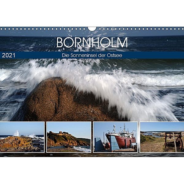 Bornholm - Sonneninsel der Ostsee (Wandkalender 2021 DIN A3 quer), Helmut Harhaus