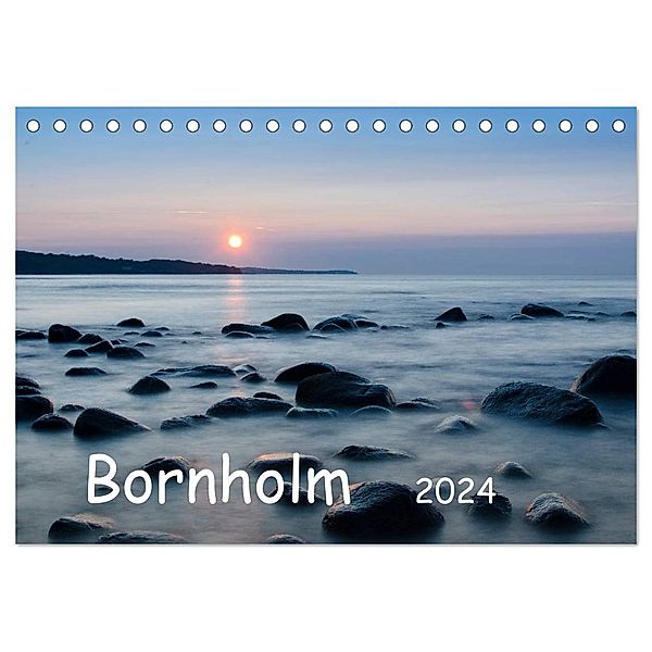 Bornholm (Tischkalender 2024 DIN A5 quer), CALVENDO Monatskalender, strandmann@online.de