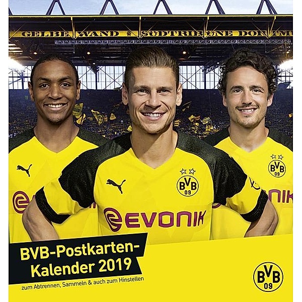 Borussia Dortmund Postkartenkalender 2019