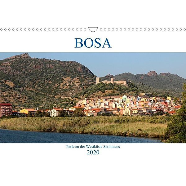 BOSA - Perle an der Westküste Sardiniens (Wandkalender 2020 DIN A3 quer), Frank Weber