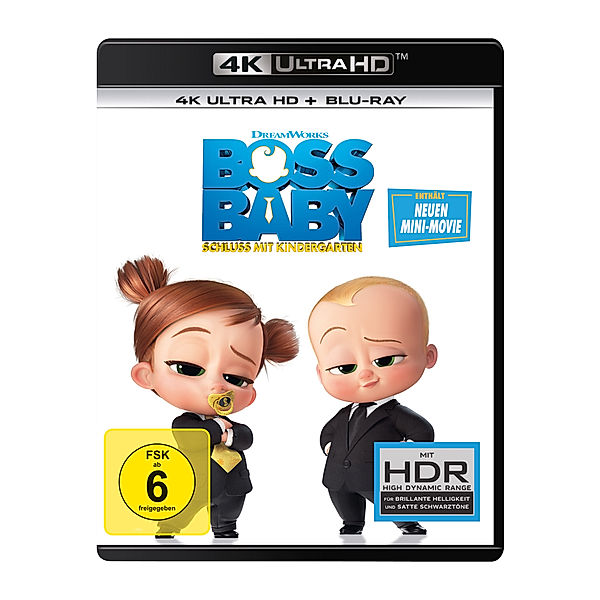 Boss Baby - Schluss mit Kindergarten (4K Ultra HD), Keine Informationen