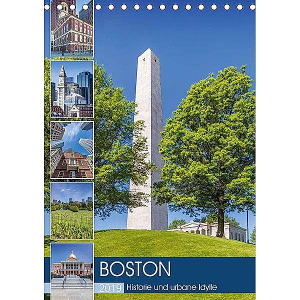 BOSTON Historie und urbane Idylle (Tischkalender 2019 DIN A5 hoch), Melanie Viola