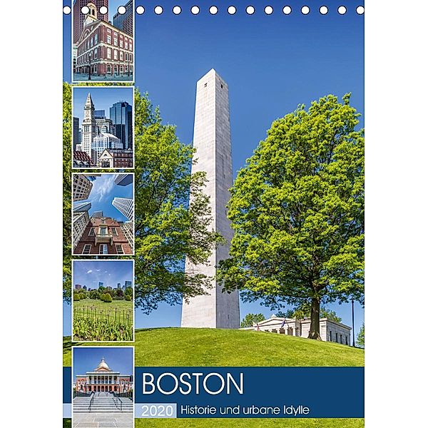 BOSTON Historie und urbane Idylle (Tischkalender 2020 DIN A5 hoch), Melanie Viola