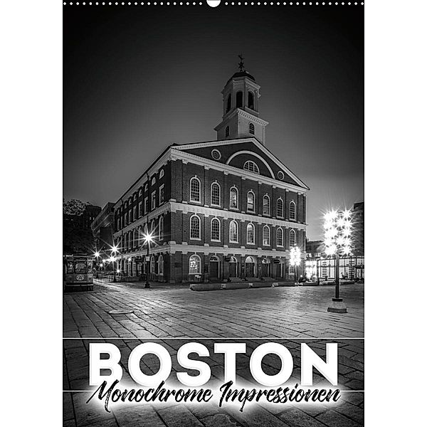 BOSTON Monochrome Impressionen (Wandkalender 2020 DIN A2 hoch), Melanie Viola