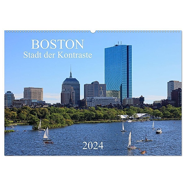 Boston - Stadt der Kontraste (Wandkalender 2024 DIN A2 quer), CALVENDO Monatskalender, Rainer Großkopf