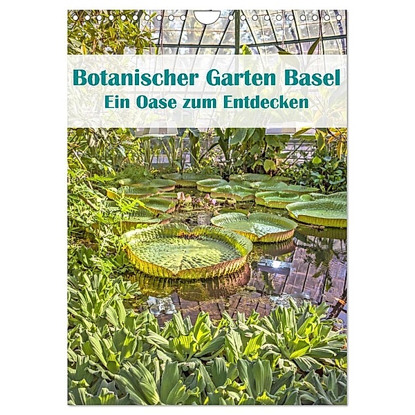 Botanischer Garten Basel - Eine Oase zum Entdecken (Wandkalender 2024 DIN A4 hoch), CALVENDO Monatskalender, Liselotte Brunner-Klaus