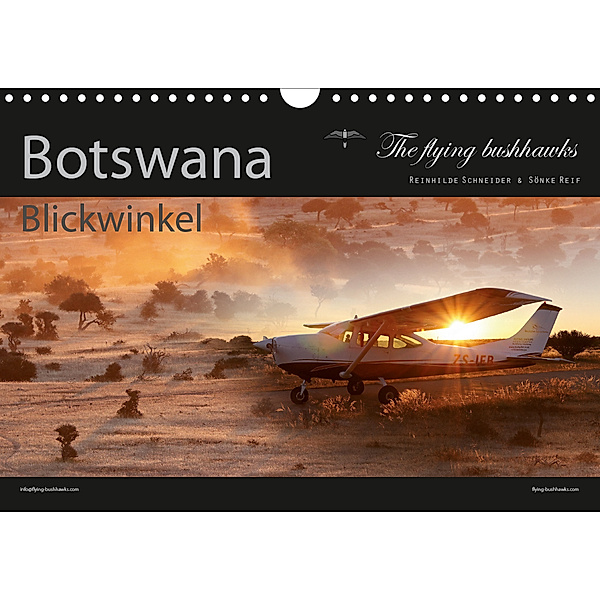 Botswana Blickwinkel 2020 (Wandkalender 2020 DIN A4 quer), The flying bushhawks