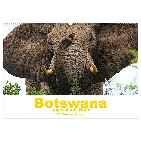 Botswana - ungezähmte Natur (Wandkalender 2024 DIN A2 quer), CALVENDO Monatskalender, Dr. Werner Altner