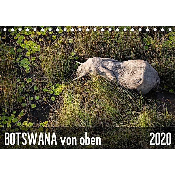 Botswana von oben (Tischkalender 2020 DIN A5 quer)