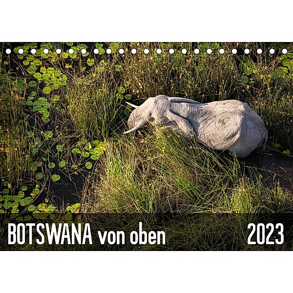 Botswana von oben (Tischkalender 2023 DIN A5 quer), Krueger-photography