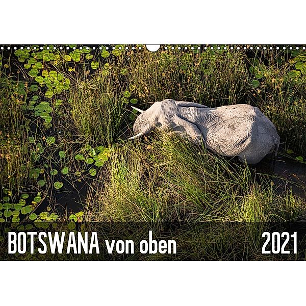Botswana von oben (Wandkalender 2021 DIN A3 quer), Krueger-photography