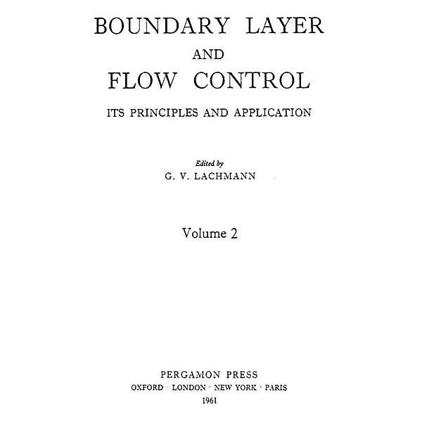 Boundary Layer and Flow Control