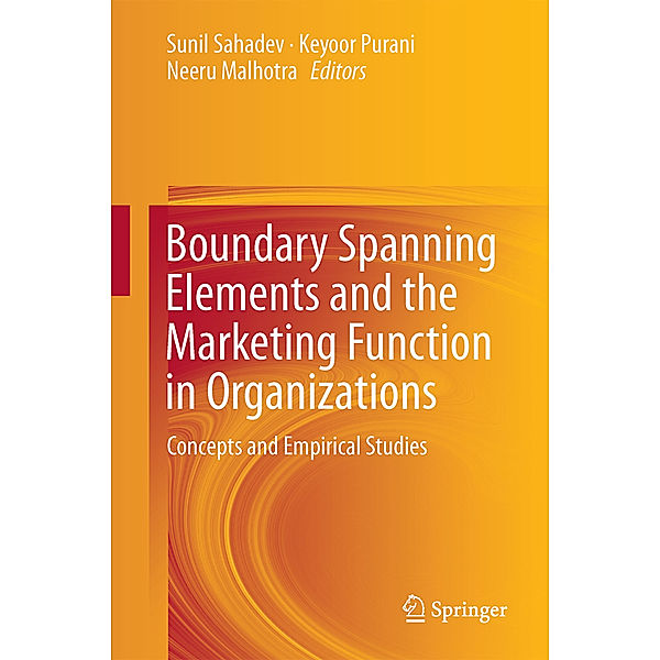 Boundary Spanning Elements and the Marketing Function in Organizations