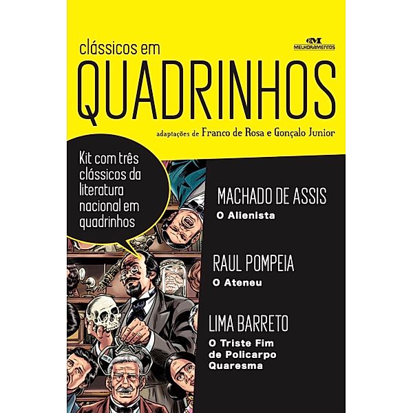 Box Clássicos em Quadrinhos / Clássicos em Quadrinhos, Machado de Assis, Raul Pompeia, Lima Barreto, Franco De Rosa, Gonçalo Junior