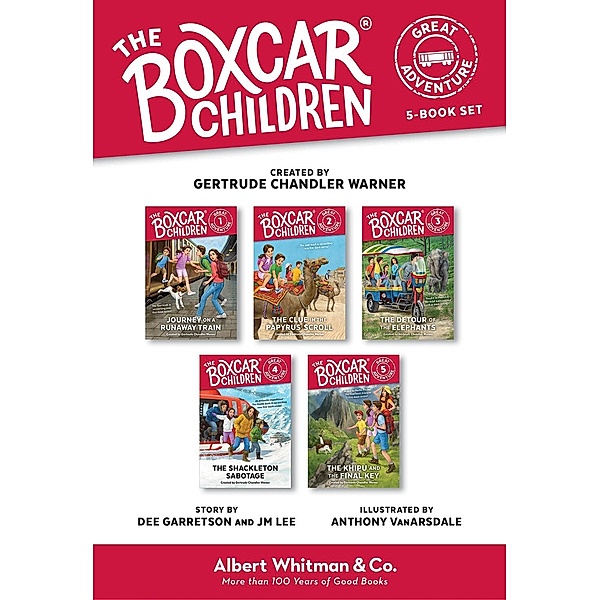 Boxcar Children Great Adventure 5-Book Set, Gertrude Chandler Warner