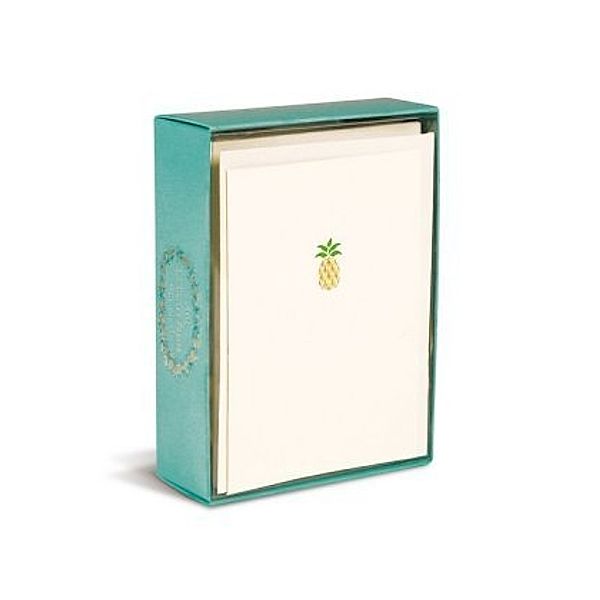 Boxed Notes: Pineapple - Gruss- und Geschenkkartenbox mit Kuverts: Ananas, Graphique de France
