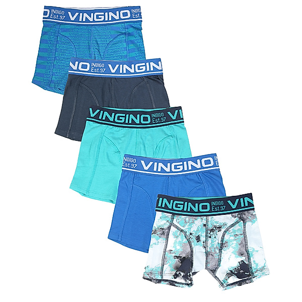 Vingino Boxershorts B-223-13 SCHOOL PACK 5er-Pack in lapis blue