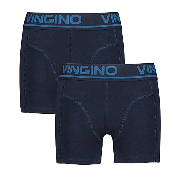 Vingino Boxershorts BASIC LOGO 2er-Pack in midnight blue