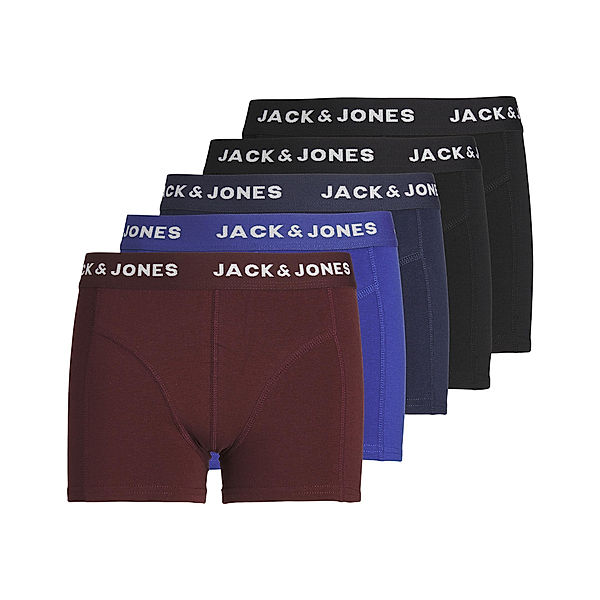 JACK & JONES Boxershorts FRIDAY 5er Pack in bunt